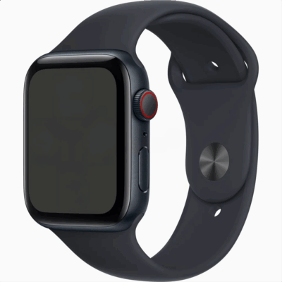Apple Watch SE 2, GPS + Cellular, Sport Band, 44 mm, M/L, midnight - Smartwatch Item - MRH83ET/A