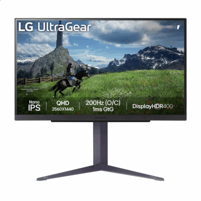 LG UltraGear 27GS85Q, 27'', Nano IPS, QHD, 180 Hz, black - Monitor