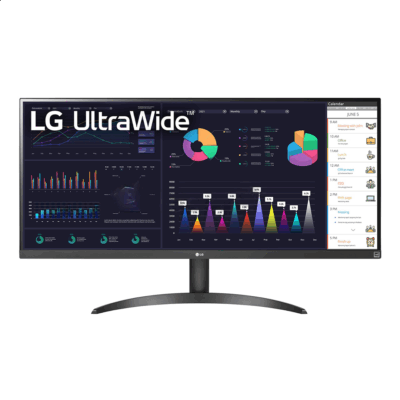 LG WQ500 UltraWide, 34'', 100 Hz, FHD, IPS, black - Monitor