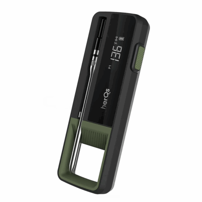 HerQs Single Max, black - Wireless cooking thermometer