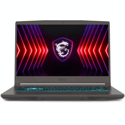 MSI Thin 15, 15,6'', FHD, 144 Hz, i7, 16 GB, 512 GB, RTX 4050, dark gray - Notebook